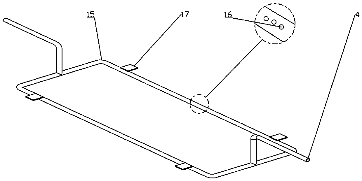 Semi-continuous casting device for long slabs of large-scale magnesium alloys