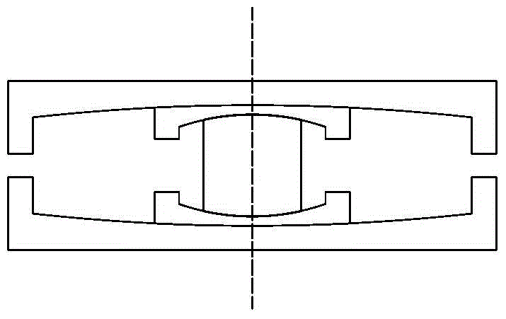 Multi-pyramid-surface friction shock insulation support and shock insulation system