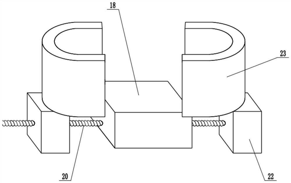 Movable numerical control drilling machine capable of preventing iron filings from splashing around