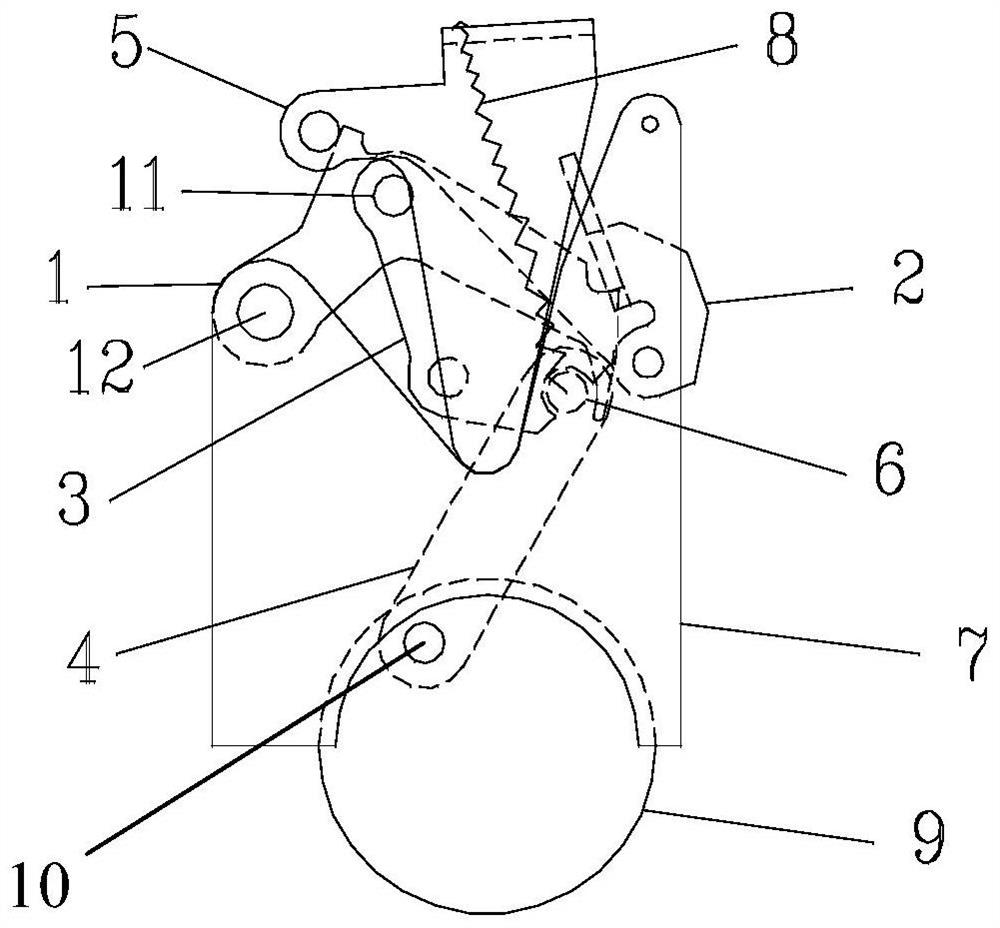 Operating mechanism of low-voltage circuit breaker