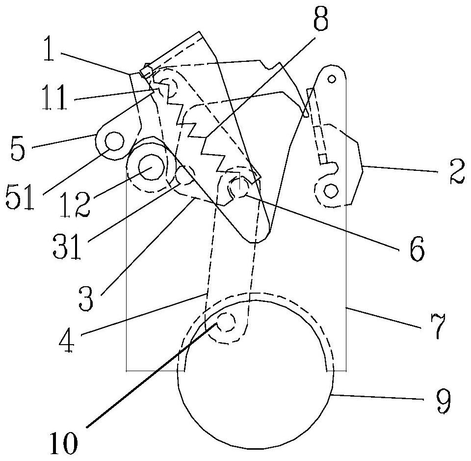 Operating mechanism of low-voltage circuit breaker