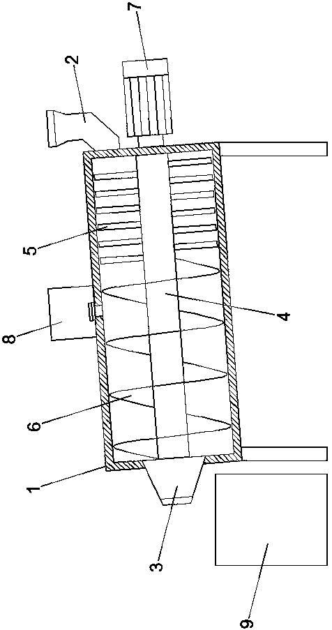 Bio-organic fertilizer composting tank