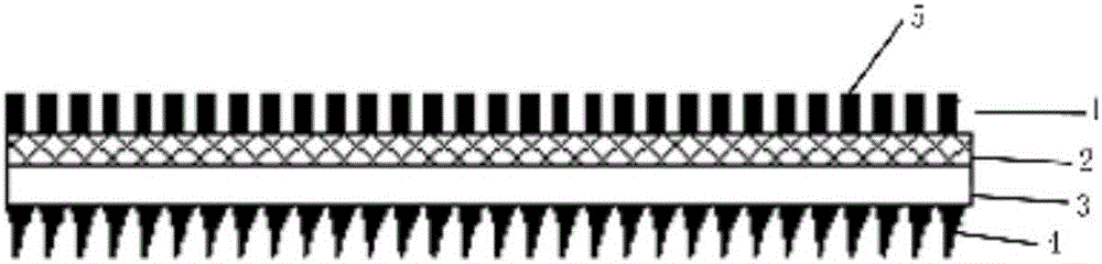 Diamond brushed piece and preparation method thereof