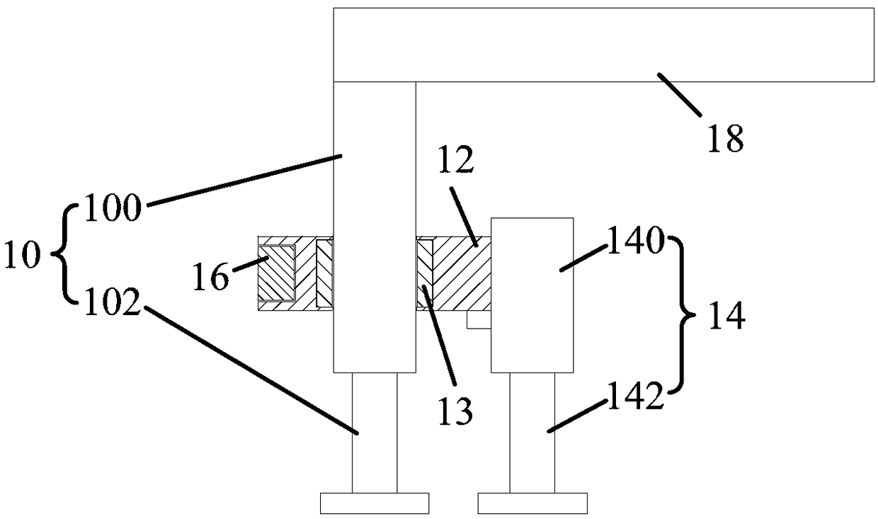 Supporting leg assembly and mechanical equipment