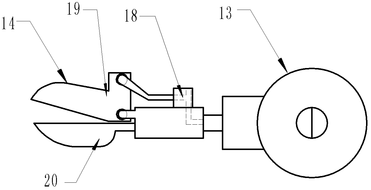 Pruning robot system for grape vines