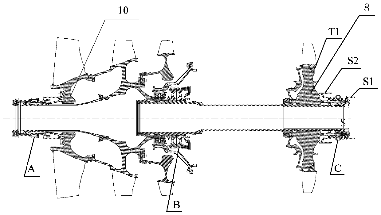 Cantilever fulcrum jump detection tool and detection method