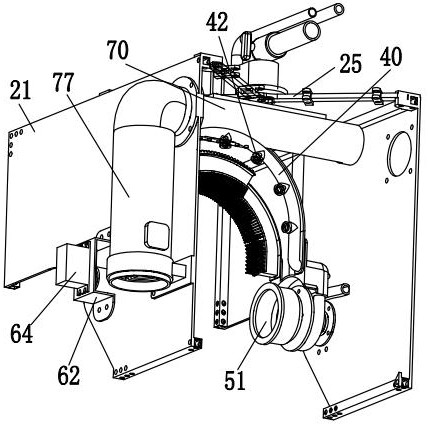 Head-mounted hair washing and drying all-in-one machine