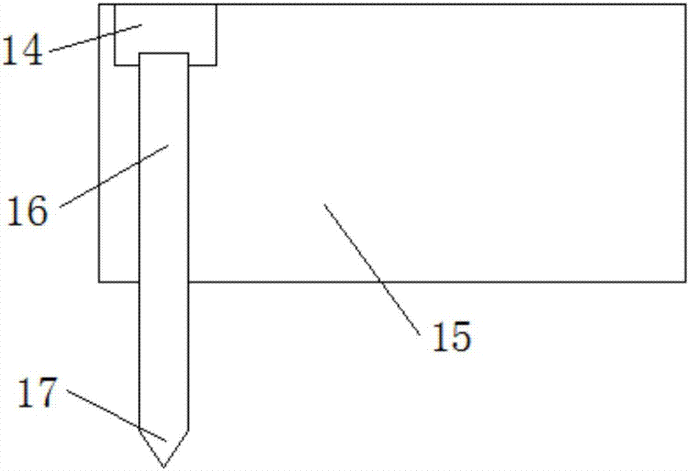 Pile foundation fixing device used for construction site