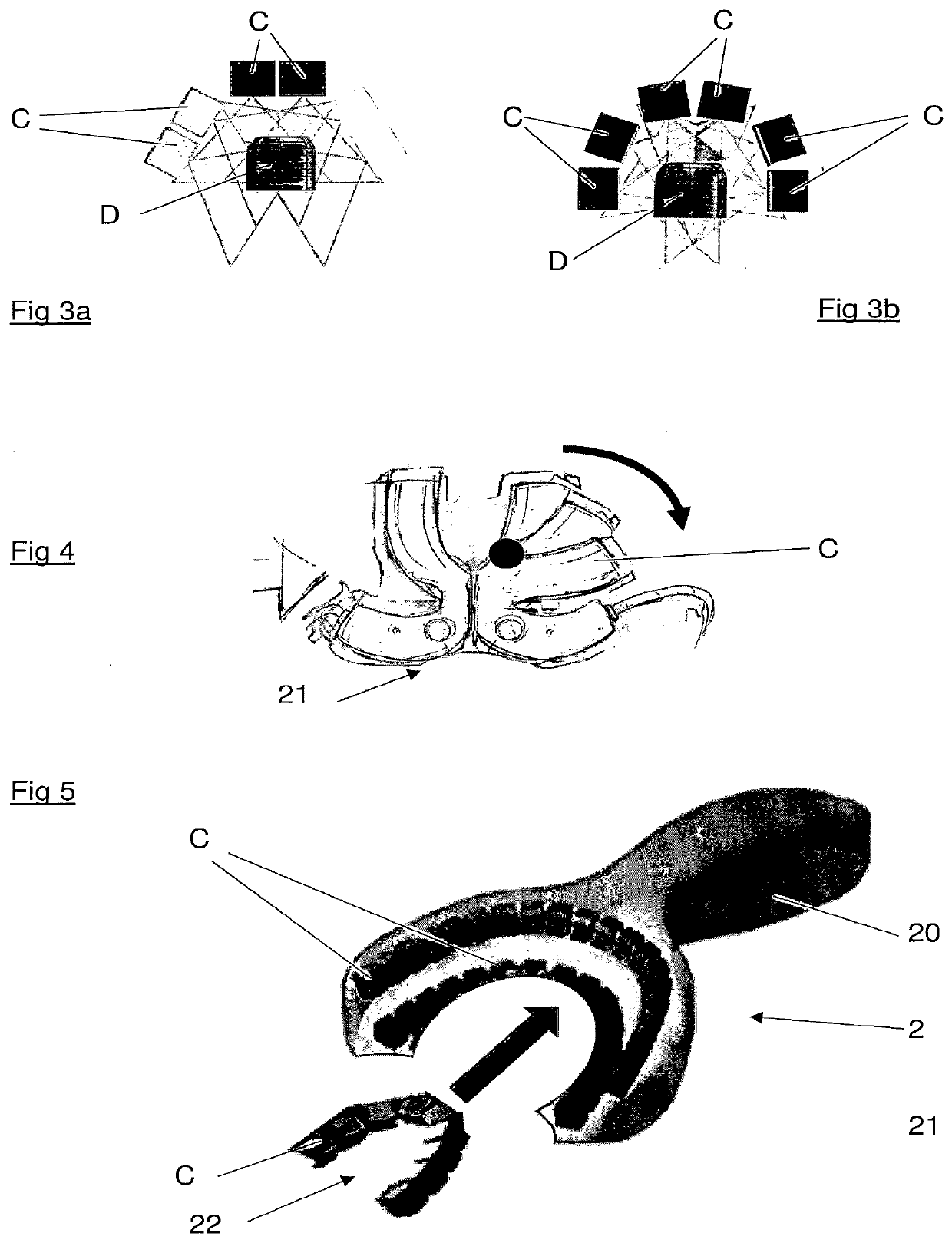 Electronic impression tray for obtaining dental information