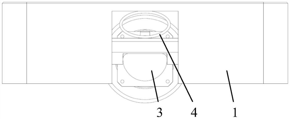 Front axle assembly of automatic driving test target vehicle carrying platform