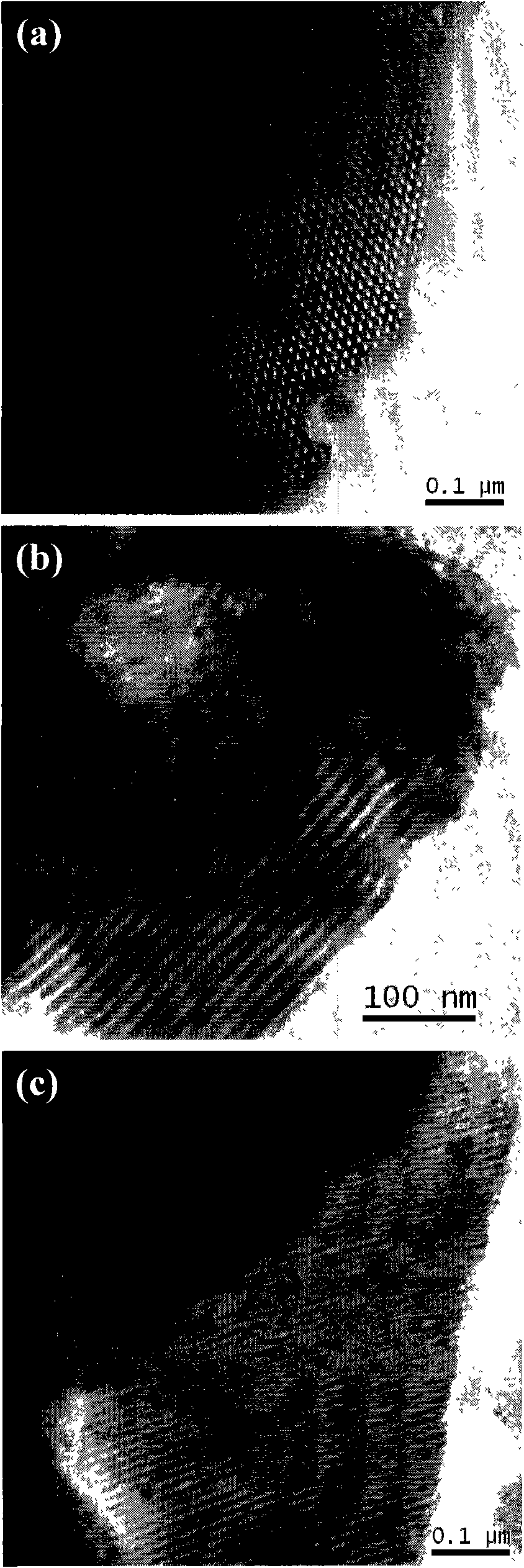 Method for preparing transition metal doped mesoporous carbon material