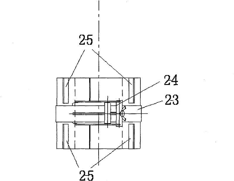 Inductance coupling device for broadband communication by using middle-pressure overhead power transmission line