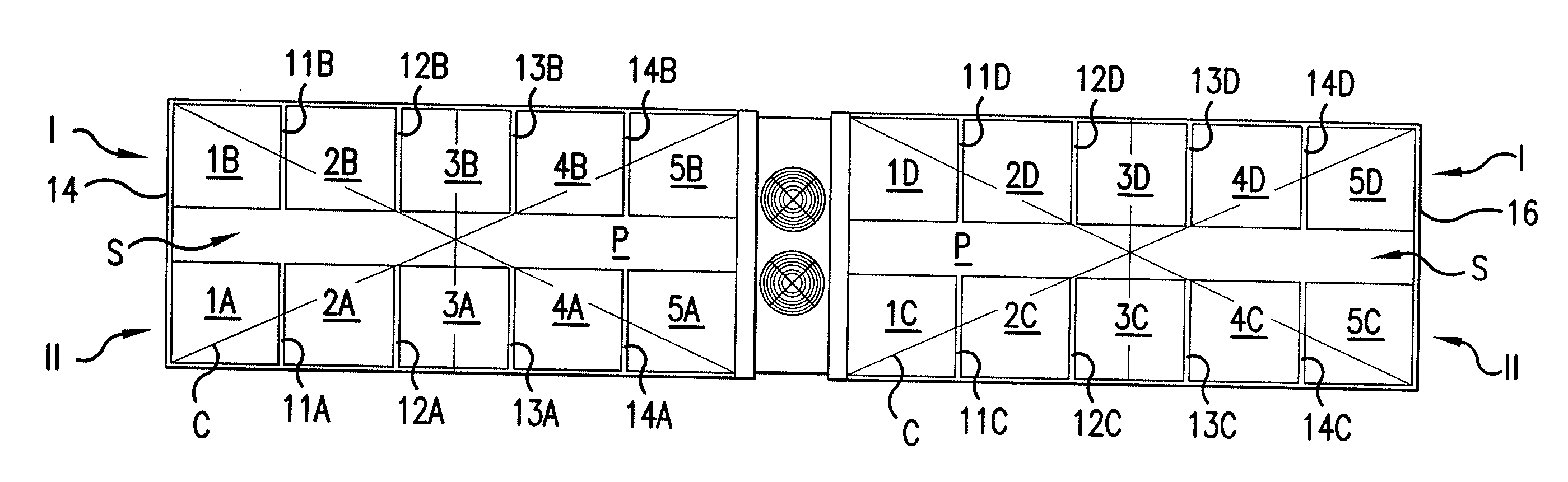 Method for blast freezing a product