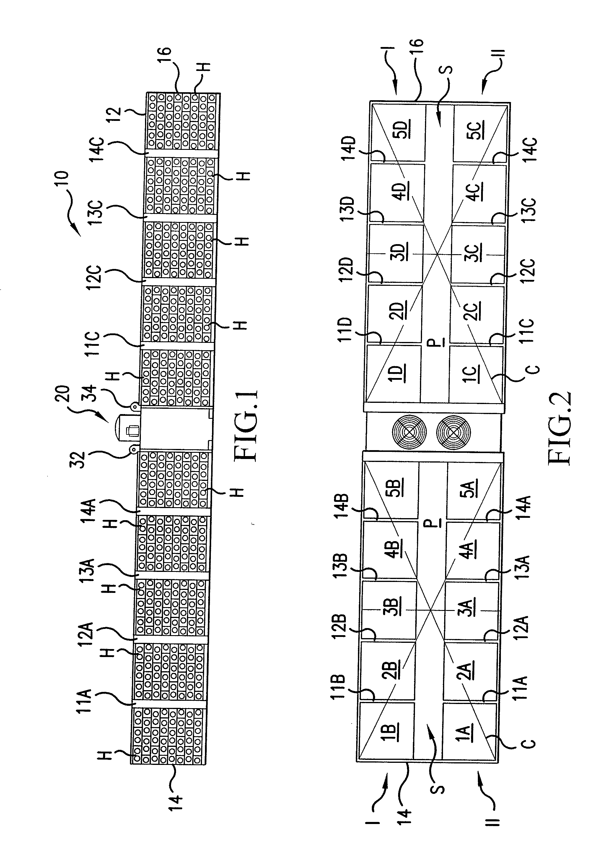 Method for blast freezing a product