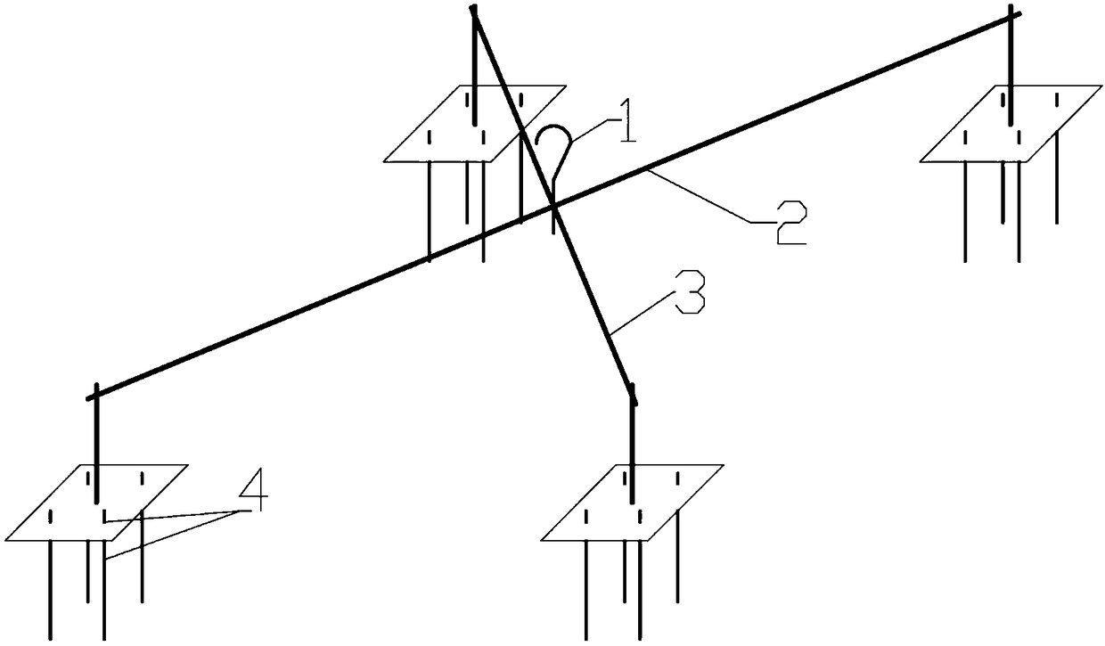 Anchor bolt positioning and correcting device and usage method