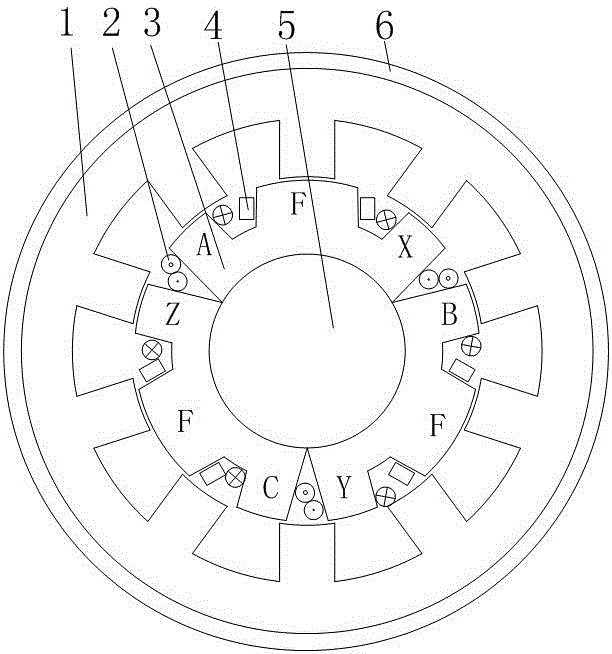 Excitation fault tolerant running electric drum motor