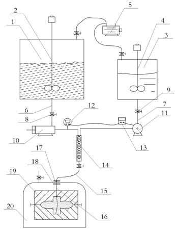 A kind of wear-resistant ceramic preform casting device and casting process