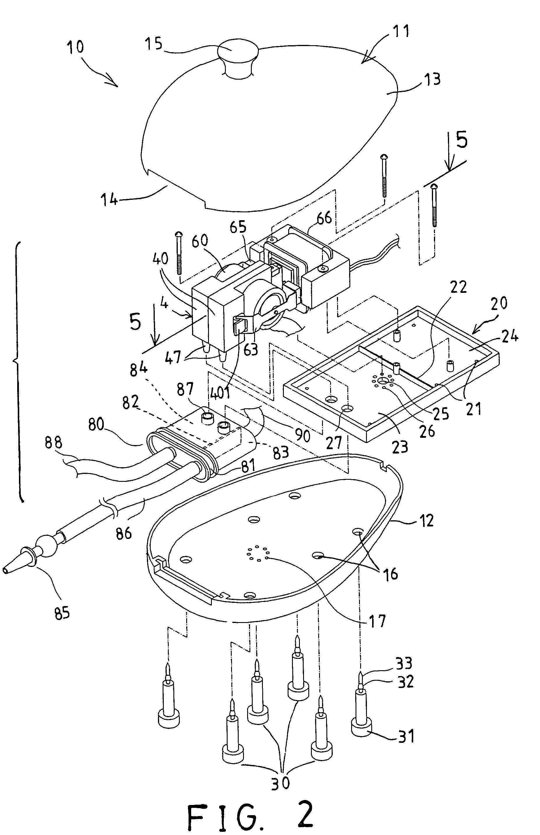 Snivel removing device