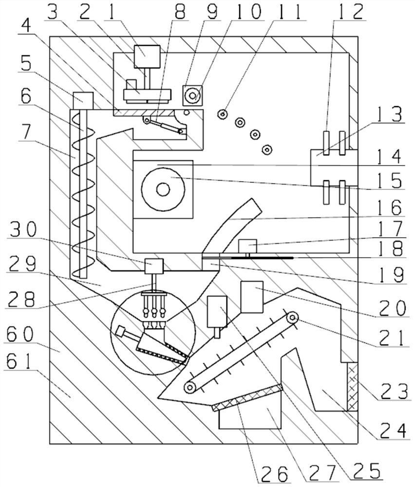 Communication cable separation and recovery device