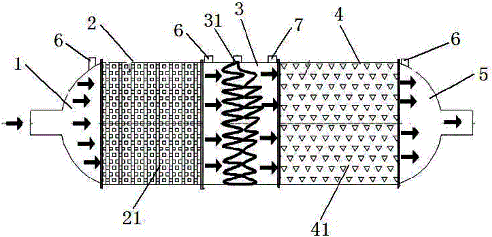 Tail gas purification treatment device having initiative regeneration function and diesel vehicle