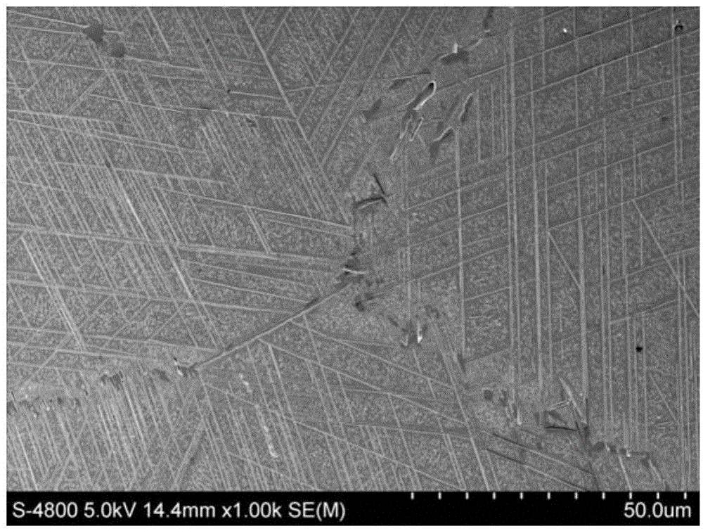 Metallographical corrosive for observing delta-Ni3Nb phase in ferronickel-based superalloy structure and using method of metallographical corrosive