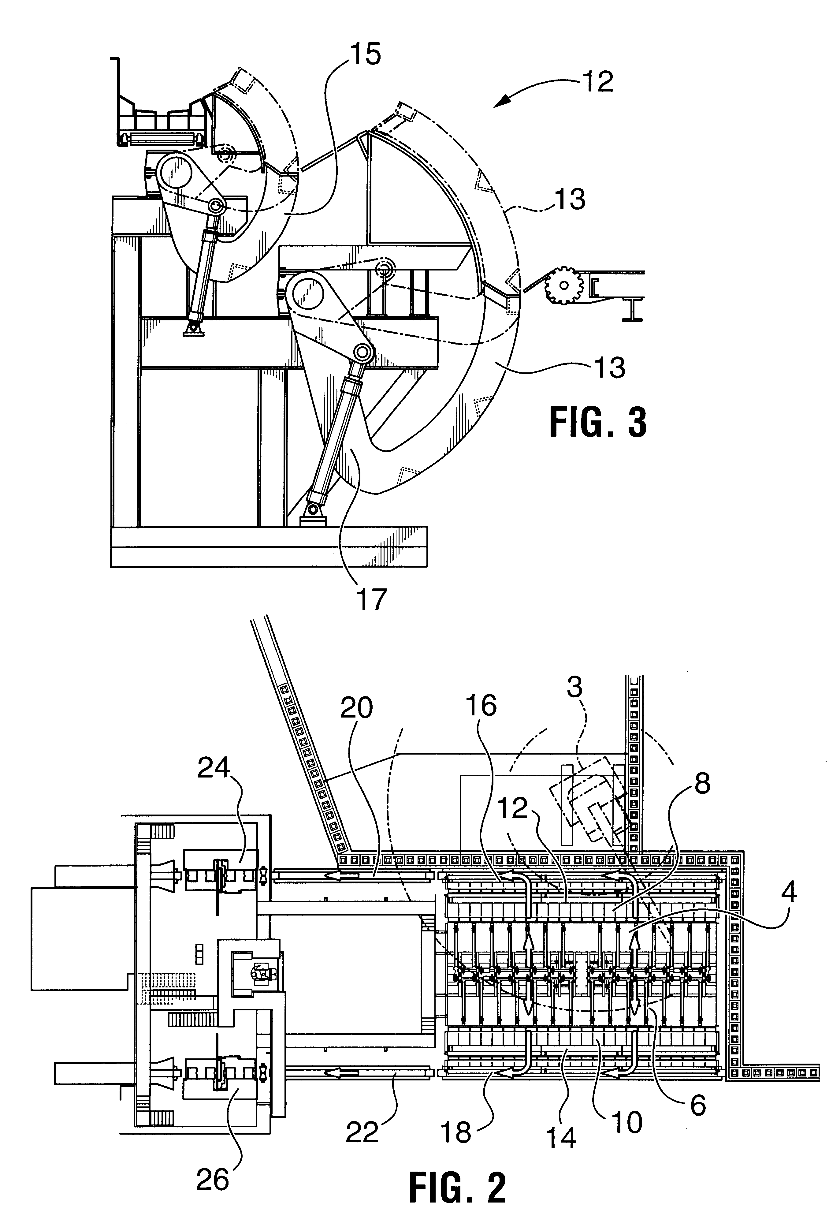 Method and apparatus for singulating, debarking, scanning and automatically sawing and sorting logs into lengths