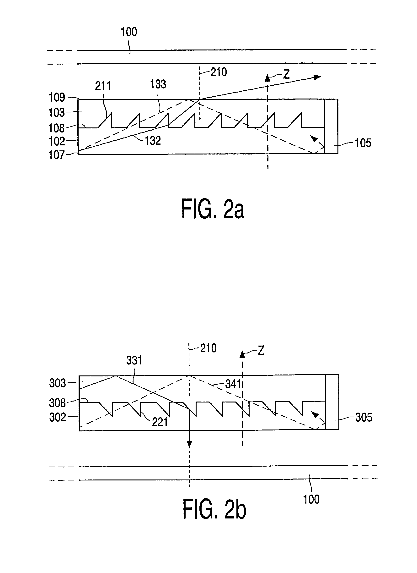 Micro-structured illumination system for providing polarized light