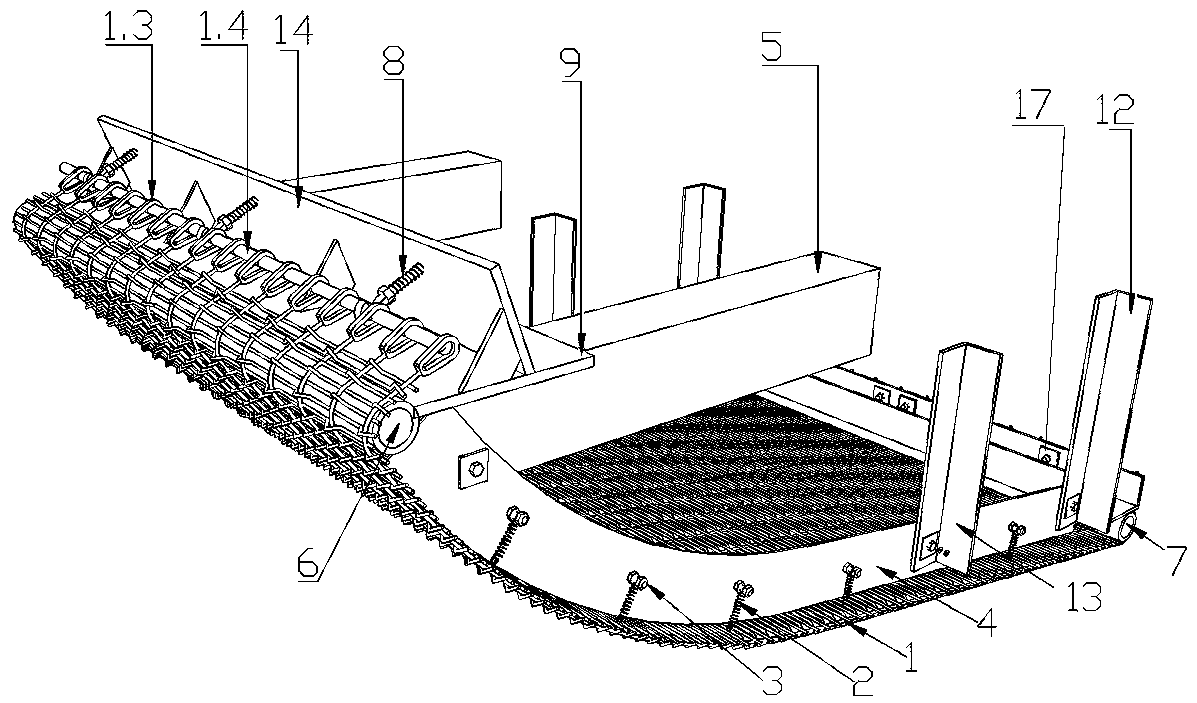 Tensioning metal net suspended ceiling system and construction method thereof