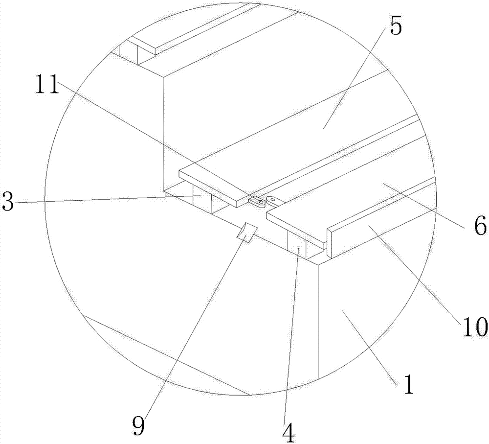 Fast anti-theft placement equipment for landscape flower pot