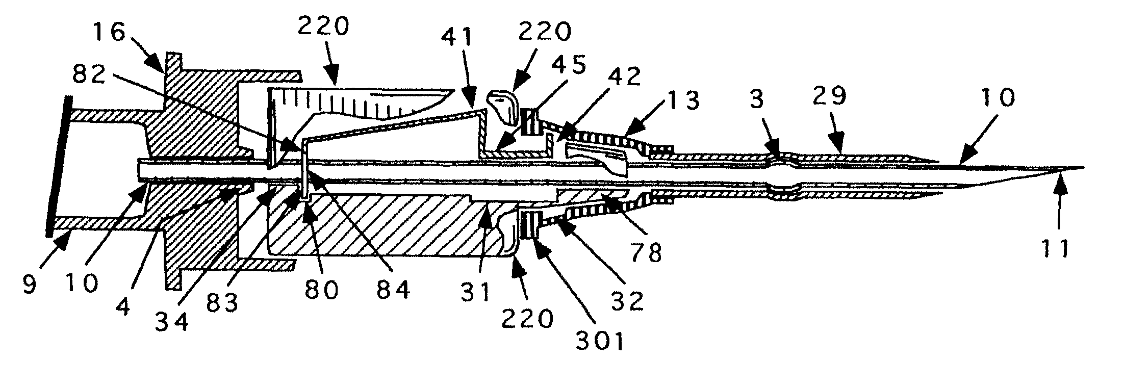 Needle tip guard for percutaneous entry needles