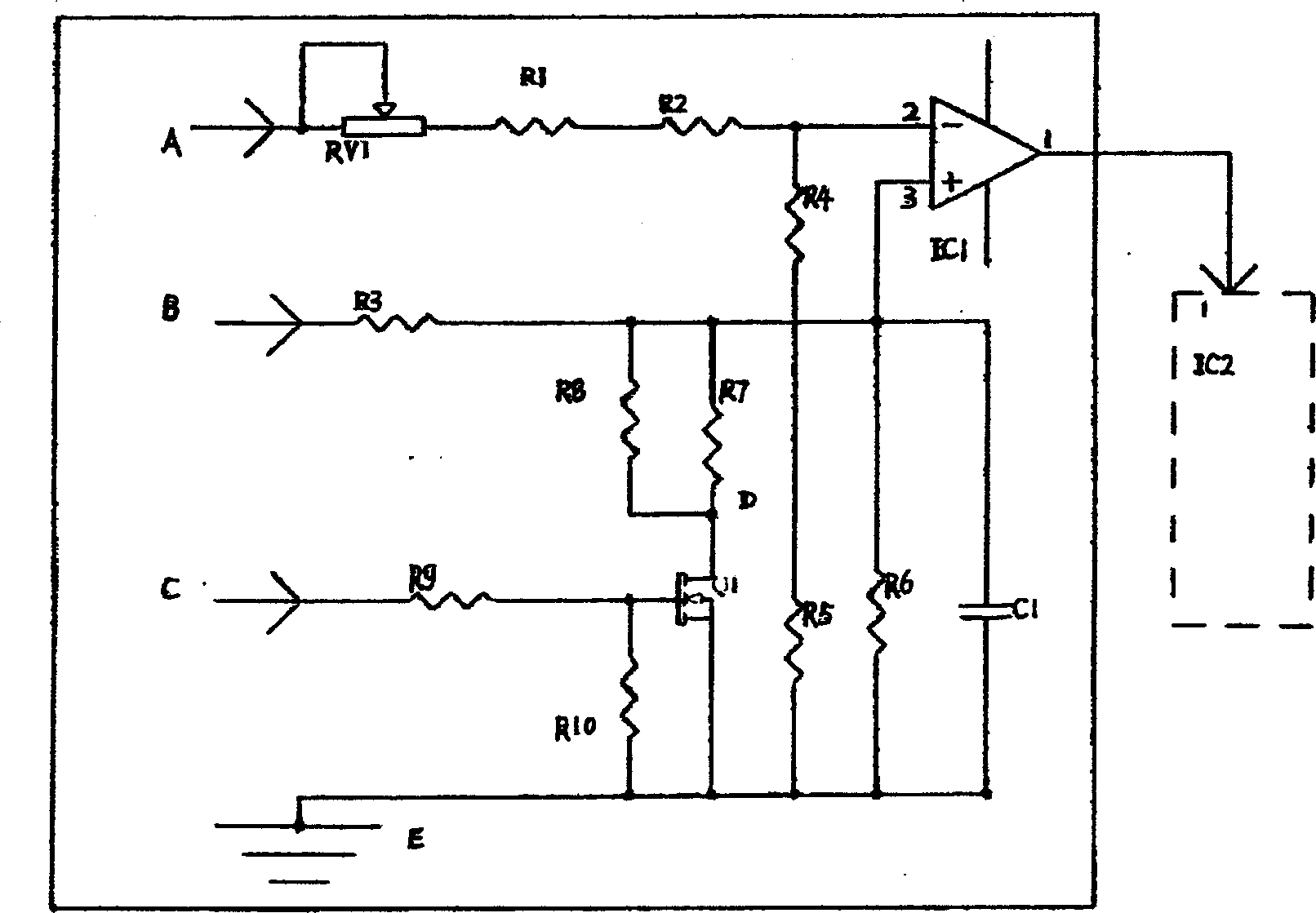 Power supply input controller of ultrasonic Doppler switch