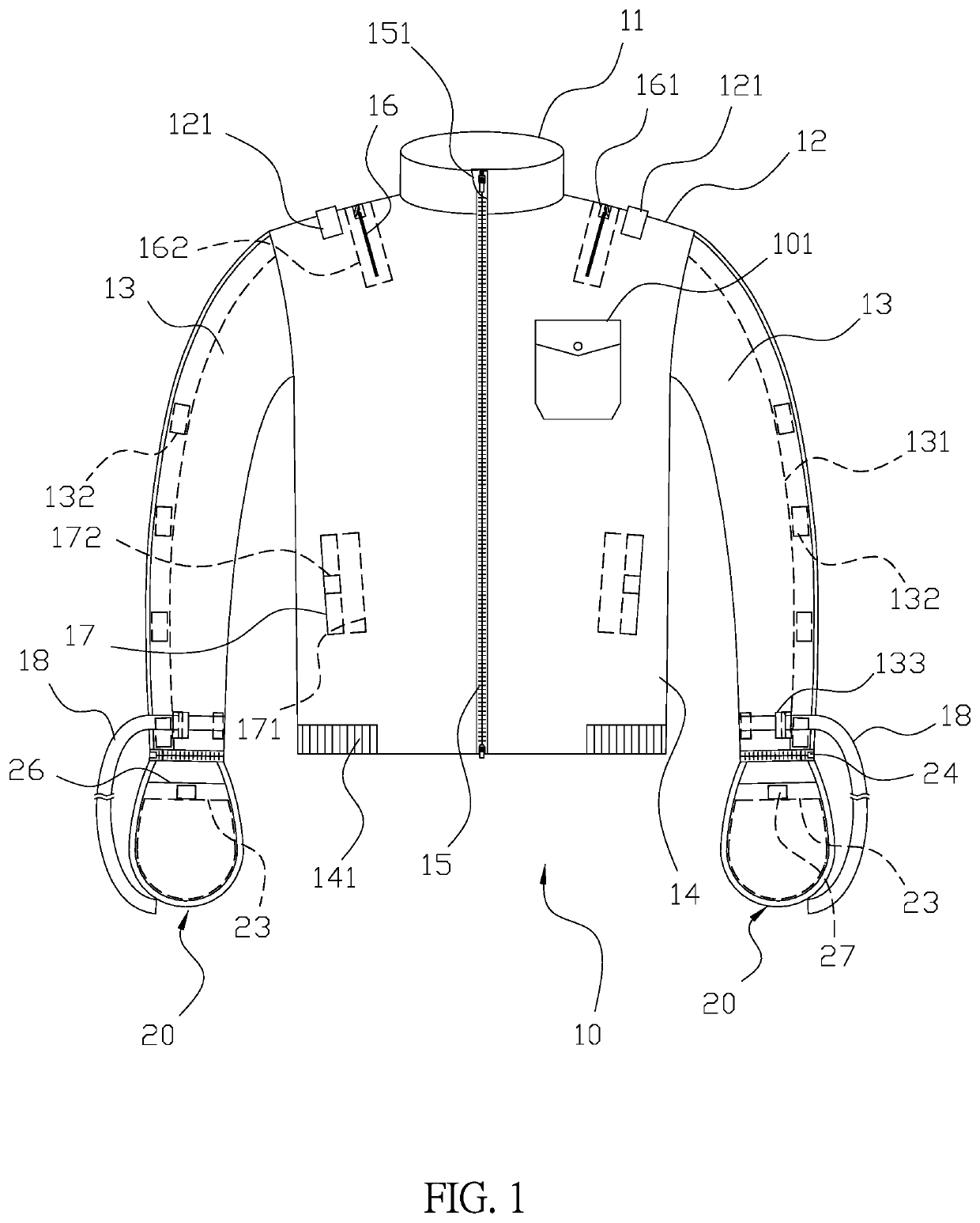 Patient wear with treatment-assist features