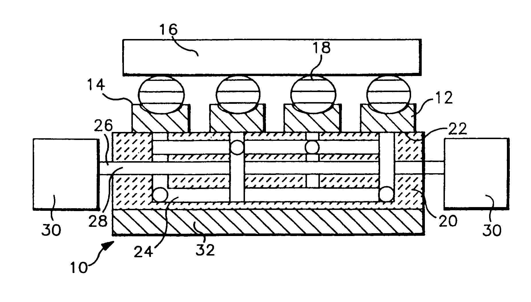 Method of manufacture of ceramic composite wiring structures for semiconductor devices