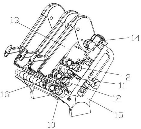 Yarn breakage automatic stop system of double-control type ring spinning machine