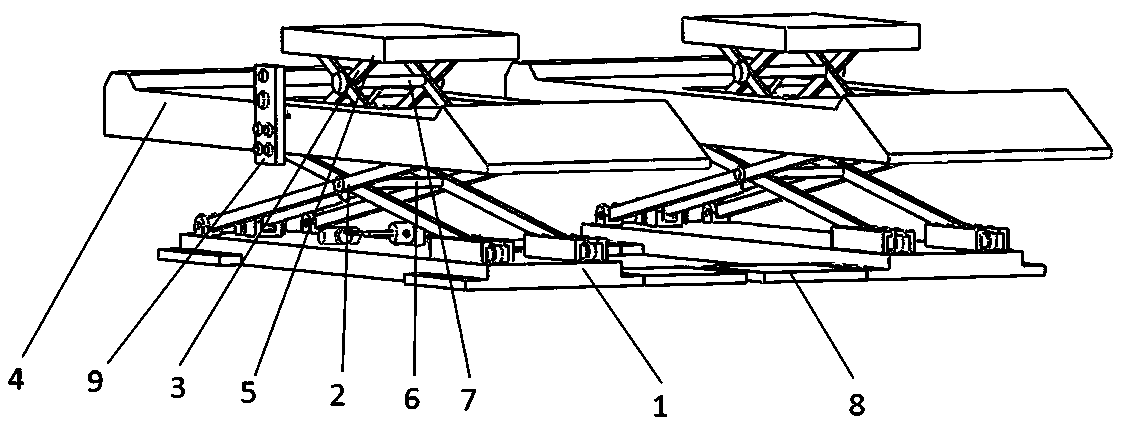 A lift with double-layer lifting function and its working method