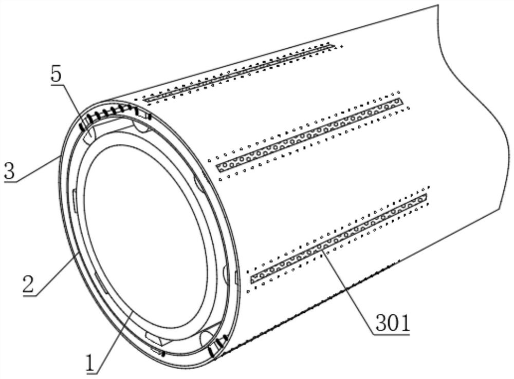 Water-repelling and heat-dissipating type underground communication pipeline