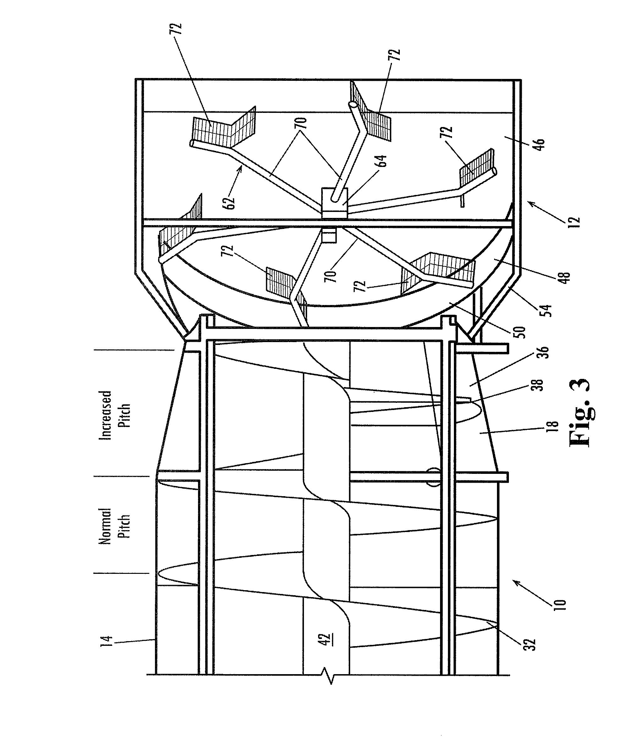 Auger Chiller with Sloped Unloader