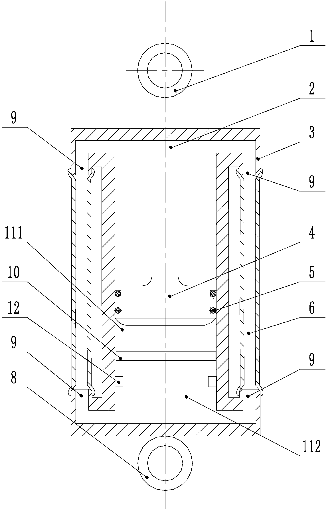 Multi-pipe connected inerter device