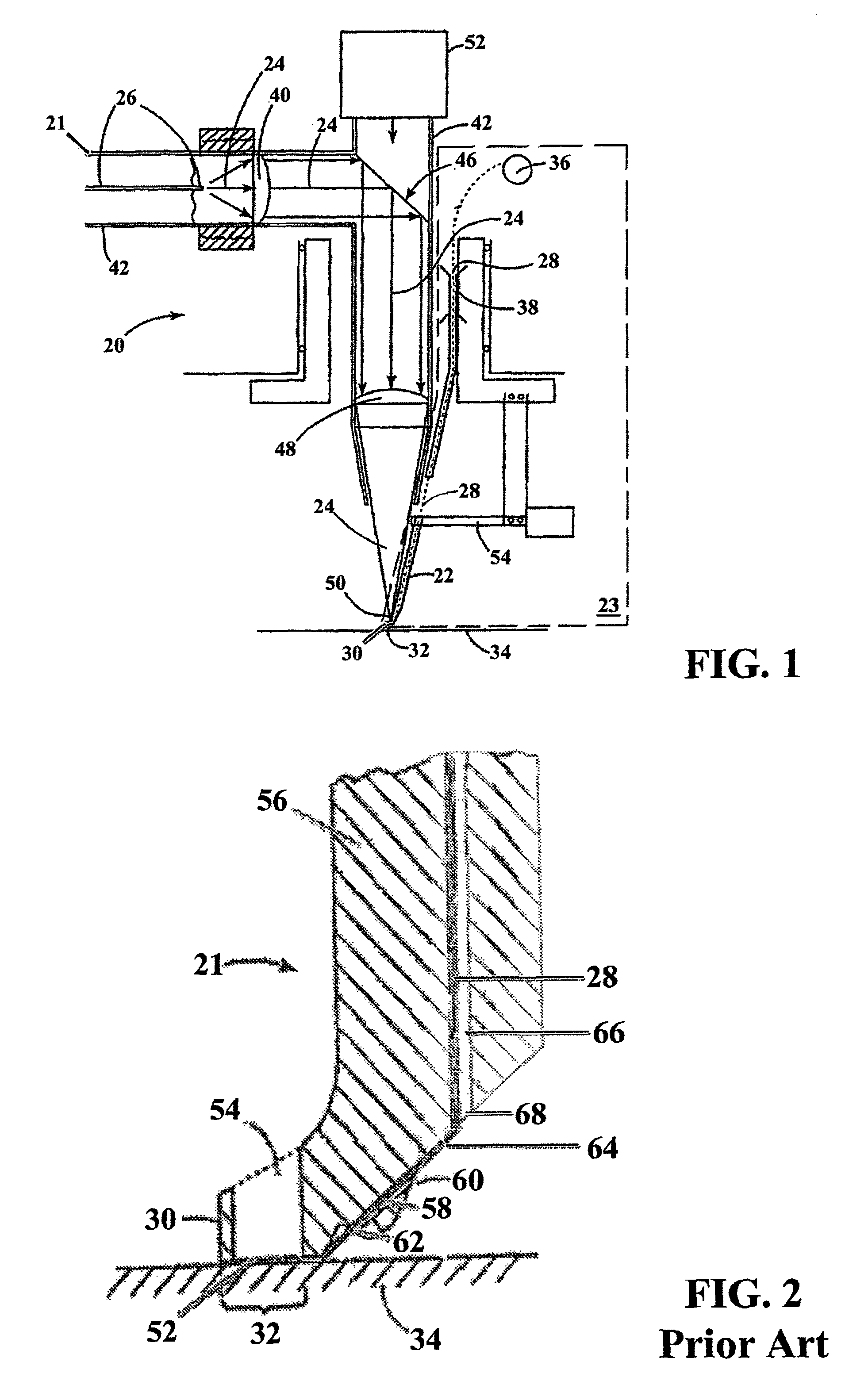 Laser bonding tool with improved bonding accuracy