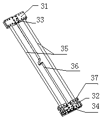 Small full-automatic planer three-degree-of freedom mechanical arm