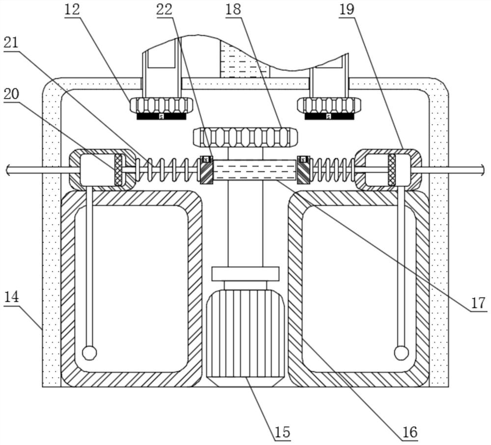 Anti-clogging and automatic agent adding sewage treatment device