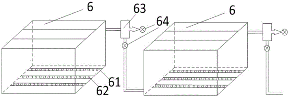 Flow uranium leaching system and flow uranium leaching process