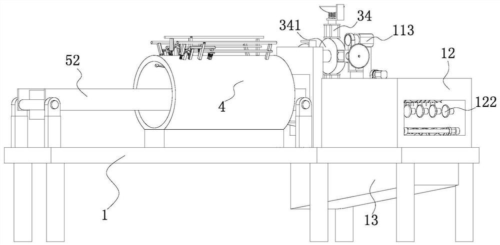 A refined coconut automatic peeling machine