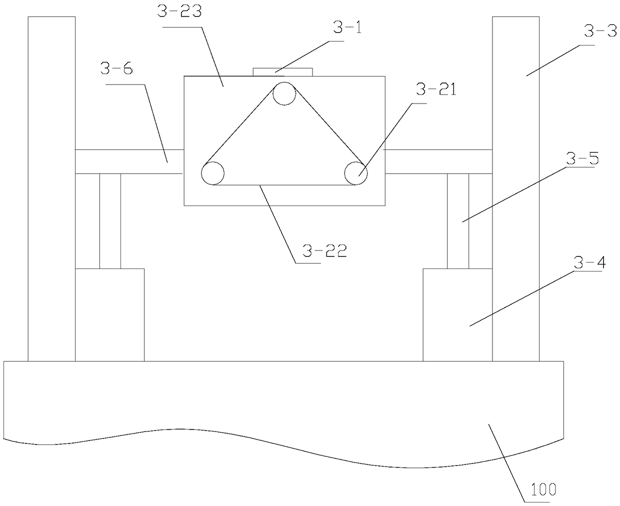 Cutting, edge-grinding and cleaning device for section bar cutting