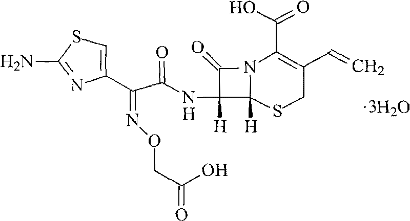 Cefixime submicro-emulsion solid preparation and novel application thereof