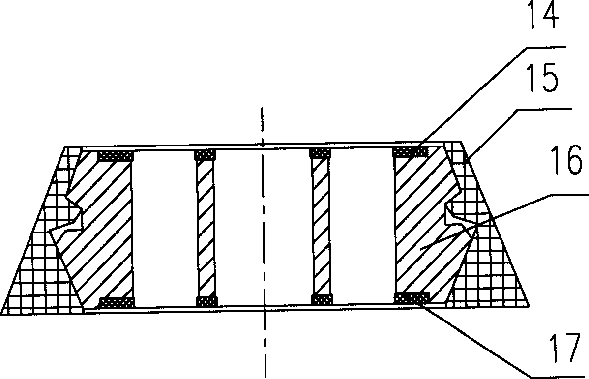 Vertical pipe vacuum pre pressing bidirectional slip casting method and sealed slip casting system thereof