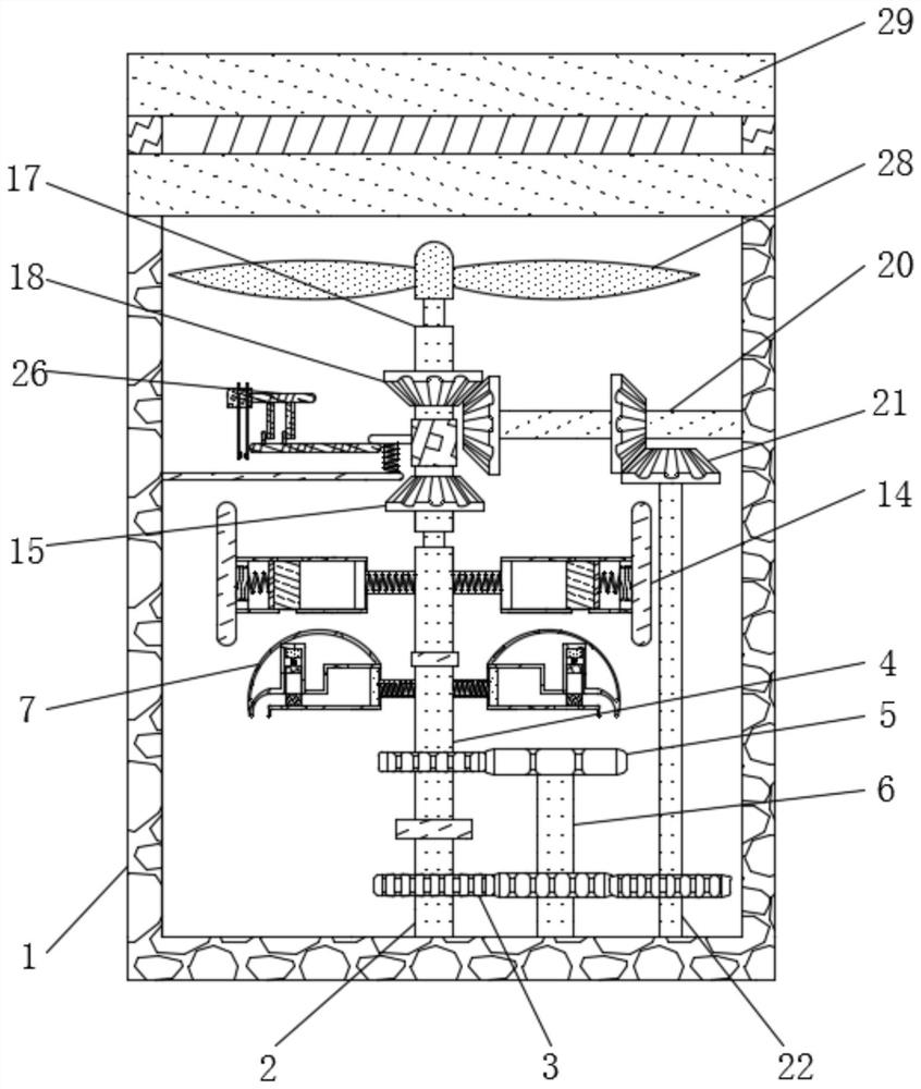 Heat dissipation and fire extinguishing device for computer case