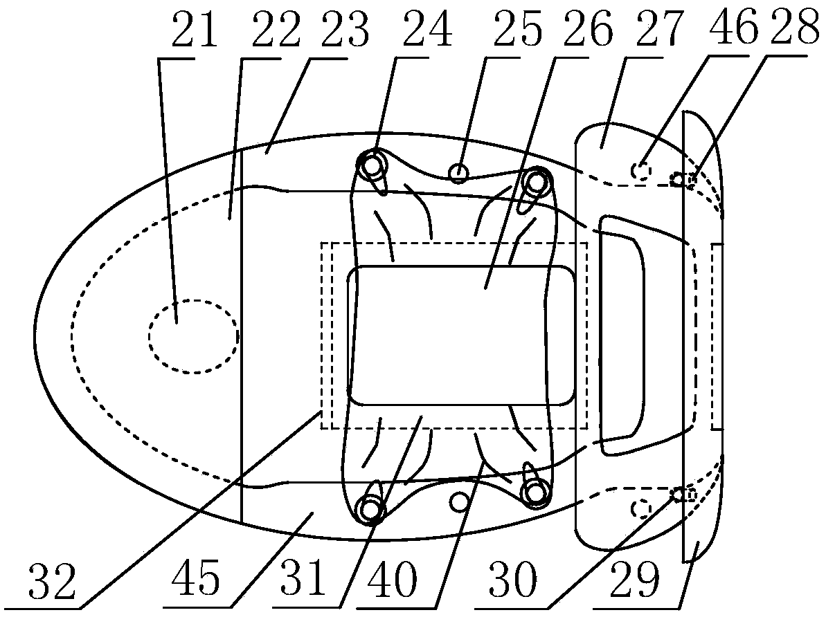 Building water-free excrement and urine separation collection and resource utilization system