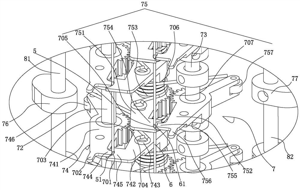 A bead lowering and color changing bead pushing device for an embroidery machine