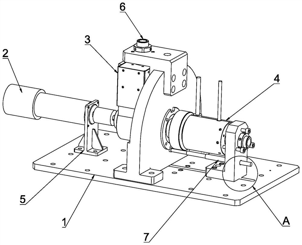 High-speed motorized spindle transient dynamic load simulation loading method and device